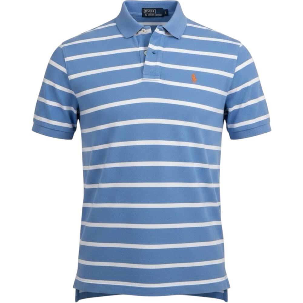 Polo by Ralph Lauren Striped Short Sleeve T-Shirt Blue White Size L
